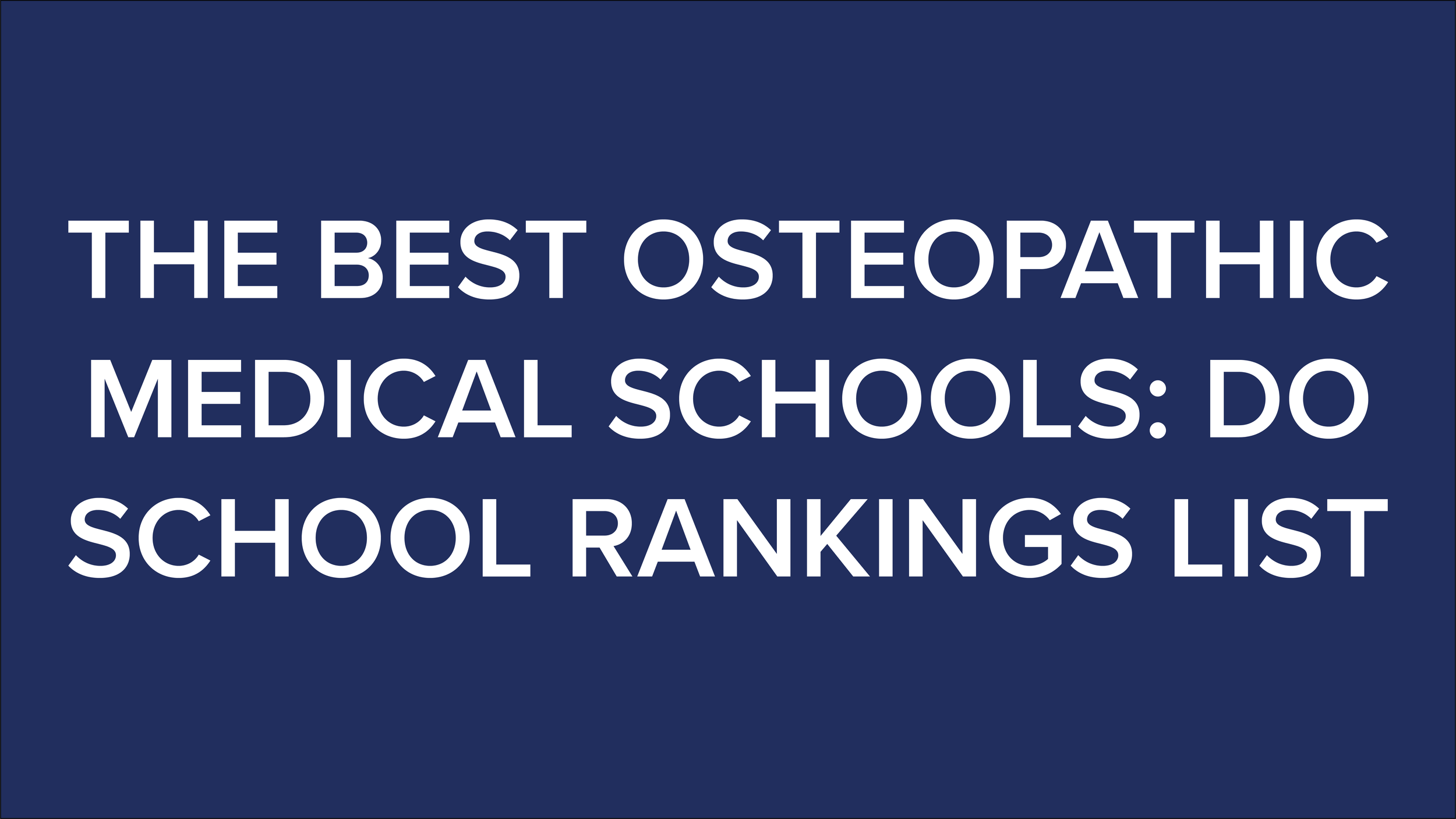 Medical School Admissions: The Ultimate Guide (2024